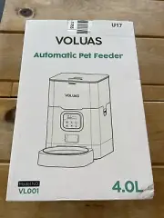 VOLUAS Automatic Feeder - Timed Pet Feeder for Cats and Dogs - 4.0L - VL001