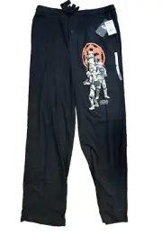 Star Wars Storm Trooper Mens Lounge Pants Size Large Black 2018