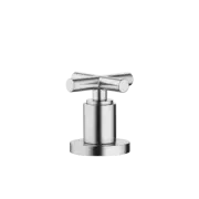 Dornbracht TARA Deck valve clockwise closing Brushed Chrome 20000892-93