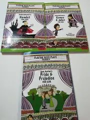 Playing With Plays Shakespeare's Hamlet ROMEO Juliet Pride Prejudice Book 3 Lot