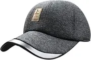 [eYourlife2012] Mens Cotton Padded Wool Pu Fleece Lined Peaked Hat Cap Earmuffs Ear Flap Warmer