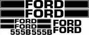 FORD 555B Loader Tractor Decal Set Sticker Backhoe B Kit 555 L@@K