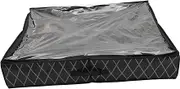 FONDOTIN Under Bed Shoe Organizer Sturdy Breathable Storage for Adults Compartment Design Keeps Shoes Clean Dust Underbed Storage Container