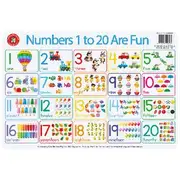 Learning Can Be Fun Numbers 1-20 Placemat