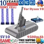 9.5Ah for Dyson V8 Battery SV10 V8 Animal Absolute Motorhead Sony Cell / Filters