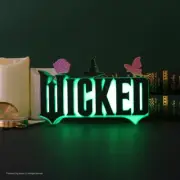 WICKED Movie LED Night Light Lamp USB Ornament Licensed + DIY Parts 3ea