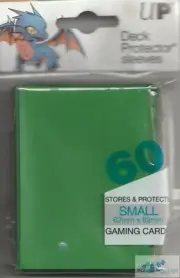 60 ULTRA PRO YUGIOH GREEN MINI DECK PROTECTORS CARD SLEEVES