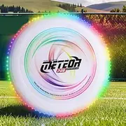 KBIBCK Ultimate Frisbee LED, 23 cm Luminous Frisbee with 13 Light Modes, Luminous Flying Disc, LED Frisbee Disc Fun Sports, Luminous Frisbee Disc, Disc Fun Sports for Children Adults Outdoor