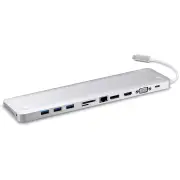 Aten USB-C 10-In-1 Multiport Dock with Power Pass-Through