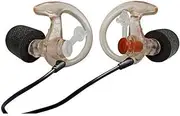 SureFire EP7 Sonic Defenders Ultra filtered Earplugs w/Comply Canal Tips, reusable, Clear, Large
