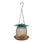 Hanging Pineapple Bird Feeder Metal Mesh Wild Bird Seed Feeder for Outdoors