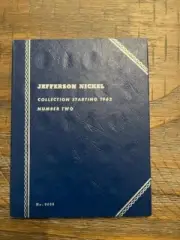 Jefferson Nickel Collection Starting 1962 Number Two Whitman 9039 Album Folder