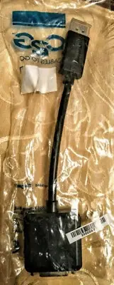 New Cables 2 Go (C2G) Black 8 inches Display Port M to DVI F #54321