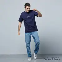 在飛比找momo購物網優惠-【NAUTICA】男裝 刷破休閒牛仔褲(藍色)