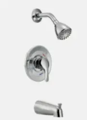 4-New-Chrome Cleveland Faucet Group T42311CGR Baystone Tub-Shower Trim Faucet