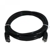 8Ware PL6A-15BLK Cat6A UTP Snagless Ethernet Cable - 15m - Black [PL6A-15BLK]