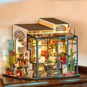 DIY Miniature Dollhouse Kits Miniature Building Blocks Set for Boys Girls