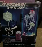 Discovery Mindblown • Jellyfish Aquarium w/Color Morphing Light & Remote Control