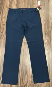 Travis Mathew Open To Close Pants Mens 34 True Performance 777 Heather Navy $140
