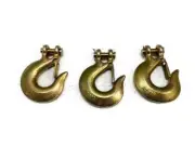 Set of 3 qty AC G70 1/2" Clevis Slip Hook with Latch NEW FREE FAST SHIP