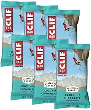 Clif Bar - Energy Bars - Cool Mint Chocolate - Pack of 6
