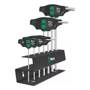 Wera 05023453001 454/7 HF Set 2 Screwdriver set T-handle Hex-Plus screwdrivers