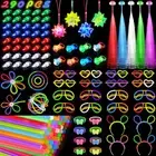 Glow in the Dark Party Supplies for Kids Adults Light Up Party Favors with 57...