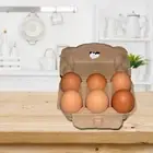 10pcs Egg Organizer Large Capacity Multi-uses Refrigerator Food Eggs Paper Box 6