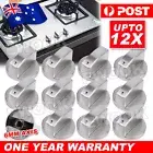 6/12x Alloy Home Kitchen Gas Stove Knob Cooker Oven Cooktop Metal Switch Control