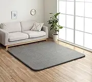 Ikehiko #1293141017137 Rug, Mat, Underrug Carpet, Underlayment, Thick, Rectangular, 1.5 Tatami Mat, Nice Gray, Approx. 49.2 x 70.9 inches (125 x 180 cm), Thickness 1.4 inches (35 mm), Soundproofing