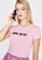 [Sugar Thrillz] Brush 'Em Off Baby Tee