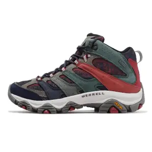 【MERRELL】戶外鞋 Moab 3 Smooth Mid GTX X WM 聯名 男鞋 藍 防水 Vibram(ML006149)