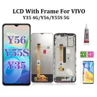 在飛比找蝦皮購物優惠-原廠帶邊框螢幕總成兼容Vivo Y35 4G/Y56/Y55