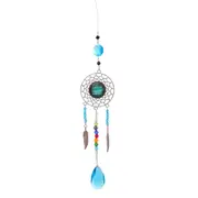 Gibson Gifts Crystal Zodiac Suncatcher Hanging Window Decor 32cm Aquarius