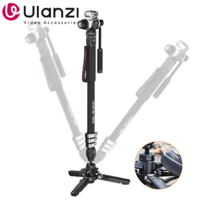 Ulanzi TB06 Portable Smart Carbon Fiber Monopod Tripod With Panoramic Ballhead