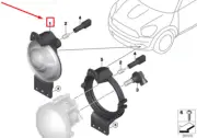 MINI COUNTRYMAN R60 Front Fog Light 9811755 63179811755 NEW GENUINE