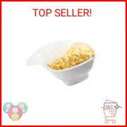 Nordic Ware Microwave Popcorn Popper, 12 Cup, White