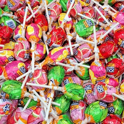JOLLY RANCHER Round Lollipops, Assorted Fruit Filled Pops, Bulk Candy (4 Pounds)