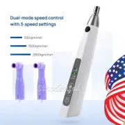 Dental Wireless Hygiene Prophy Handpiece 360° Swivel+2 Prophy Angle Cup