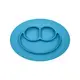 美國EZPZ矽膠幼兒餐具 Happy MINI Mat快樂防滑餐盤- 寶石藍(迷你版)