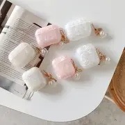 Shell Print AirPods Earphone Case Skin White - AirPods 1/2