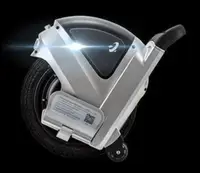 在飛比找蝦皮購物優惠-5#銀續航30公里,大燈+扶手拉桿自平衡智能電動獨輪車,防水