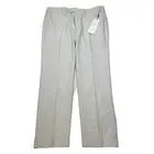 Calvin Klein Slim Fit Dress Pants Mens 40x32 Off White Stretch Jerome NEW