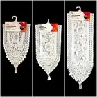 White Lace Table Runner Christmas Decoration Floral Banquet Party Xmas Vintage