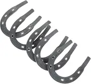 Sosoport Horse Shoes 5pcs Replaceable Metal Horseshoe for Horse Foot Suitable for Indoor Outdoor Activities