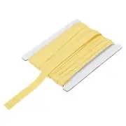 3/8 Inch Double Fold Bias Tape Continuous Bulk Bias Tape Lemon Yellow 6 Yards