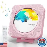 CD Player Portable Bluetooth Desktop CD Player for Home, Mini Cute CD Player