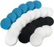 LTWHOME Value Pack of Carbon Filter, Coarse Filter and Fine Filter Pads Set Suitable for Eheim Classic 2217/600 2616175 (Pack of 24)