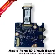 Genuine Dell OEM Alienware Area 51m Audio Ports IO Circuit Board 3FK2C X2PHX