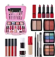 Makeup Kit for Teenagers, Makeup Kit for Teenagers | Large Capacity Cosmetic Makeup Kit with Reusable Case - Waterproof Makeup Palette with Fancy Dress Accessories